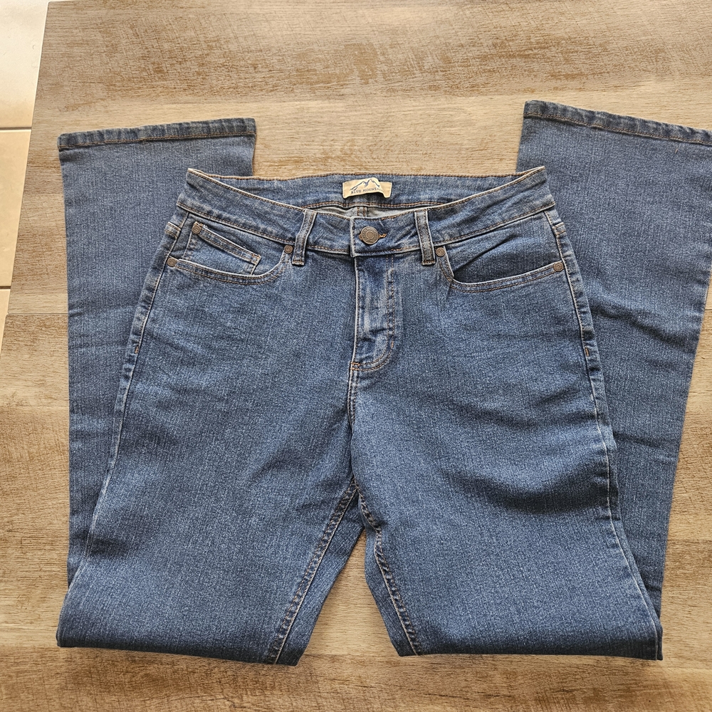 Classic Denim Straight Leg Jeans